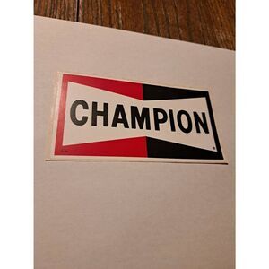Vintage Champion Spark Plugs 3-RA Decal Sticker Car Race Car Hot Rod Rat Rod